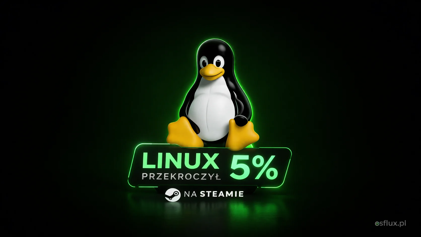 Linux przekroczył 5% na Steamie. Co ten wynik naprawdę oznacza.