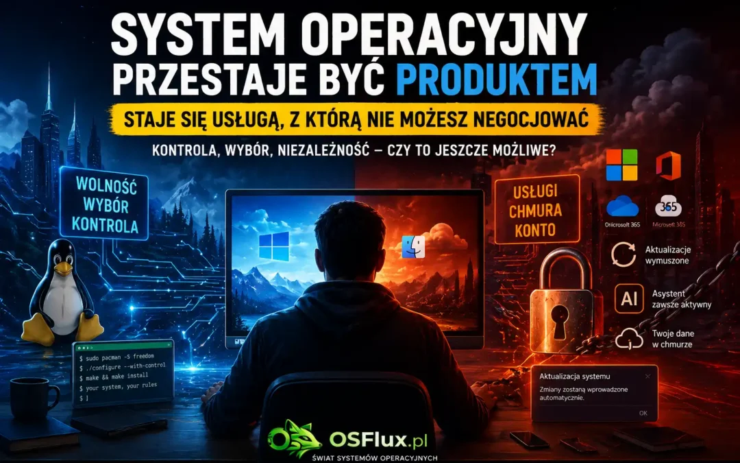 System operacyjny przestaje być produktem. Staje się usługą, z którą nie możesz negocjować