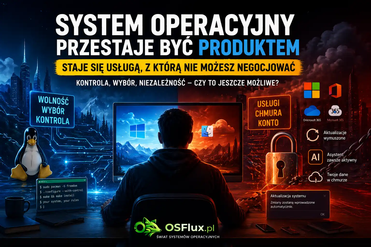 System operacyjny przestaje być produktem. Staje się usługą, z którą nie możesz negocjować