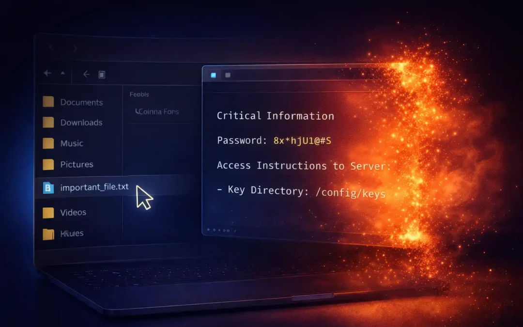 Systemy plików to nudny temat. Chyba że napiszesz na nich coś ważnego i plik zniknie.