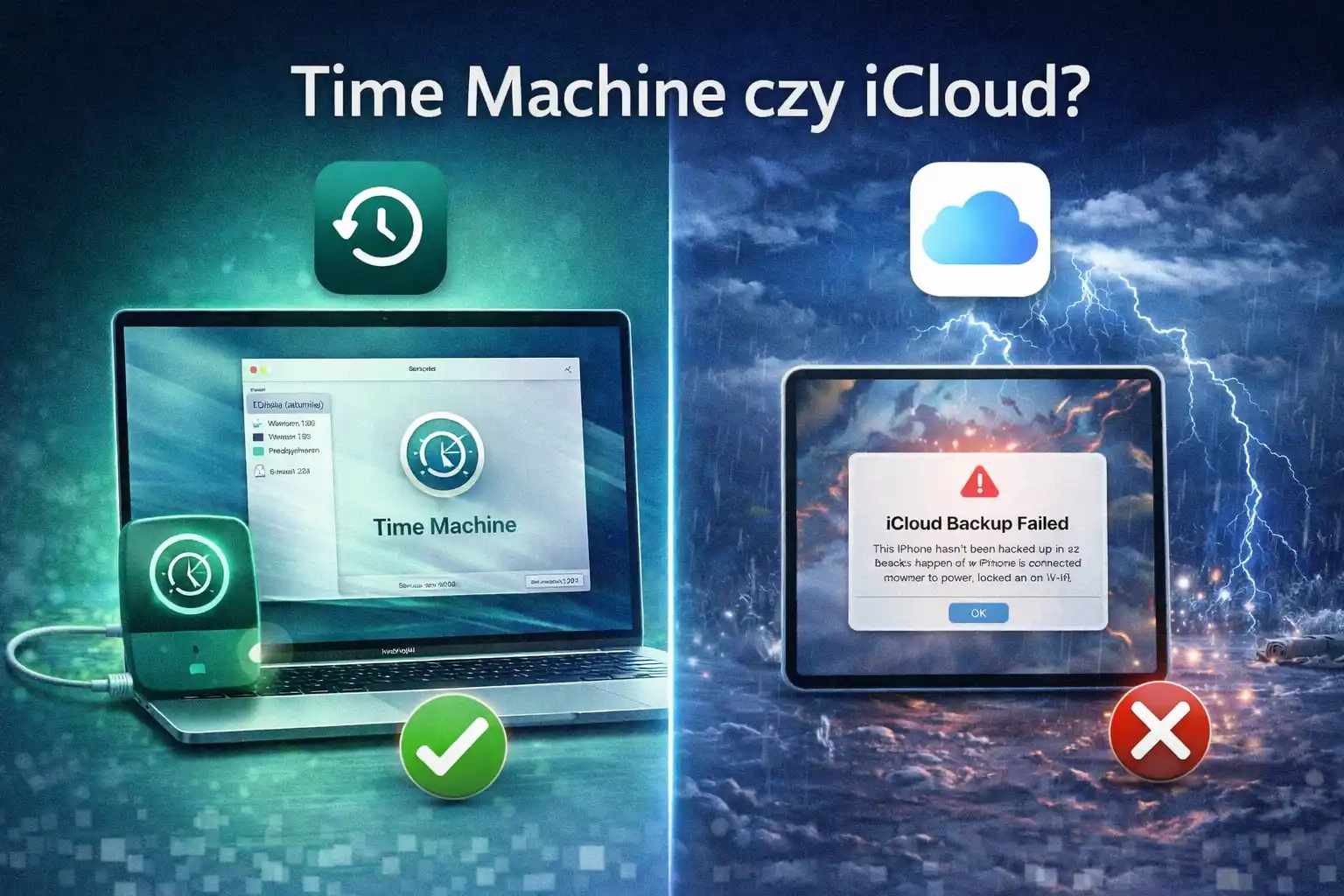 Time Machine czy iCloud? Apple oferuje oba. Dla większości użytkowników tylko jedno z nich naprawdę chroni dane.