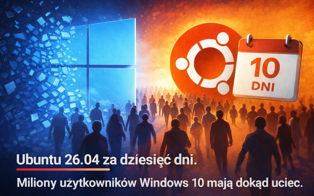 Ubuntu 26.04 za dziesięć dni. Miliony użytkowników Windows 10 mają dokąd uciec.