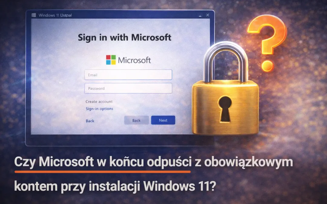 Czy Microsoft w końcu odpuści z obowiązkowym kontem przy instalacji Windows 11?