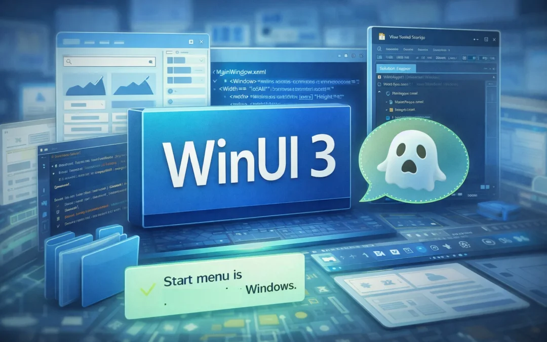 WinUI 3 miał być przyszłością Windows. Deweloperzy pytają czy jeszcze żyje.