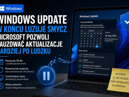 Windows Update w końcu luzuje smycz. Microsoft pozwoli pauzować aktualizacje bardziej po ludzku