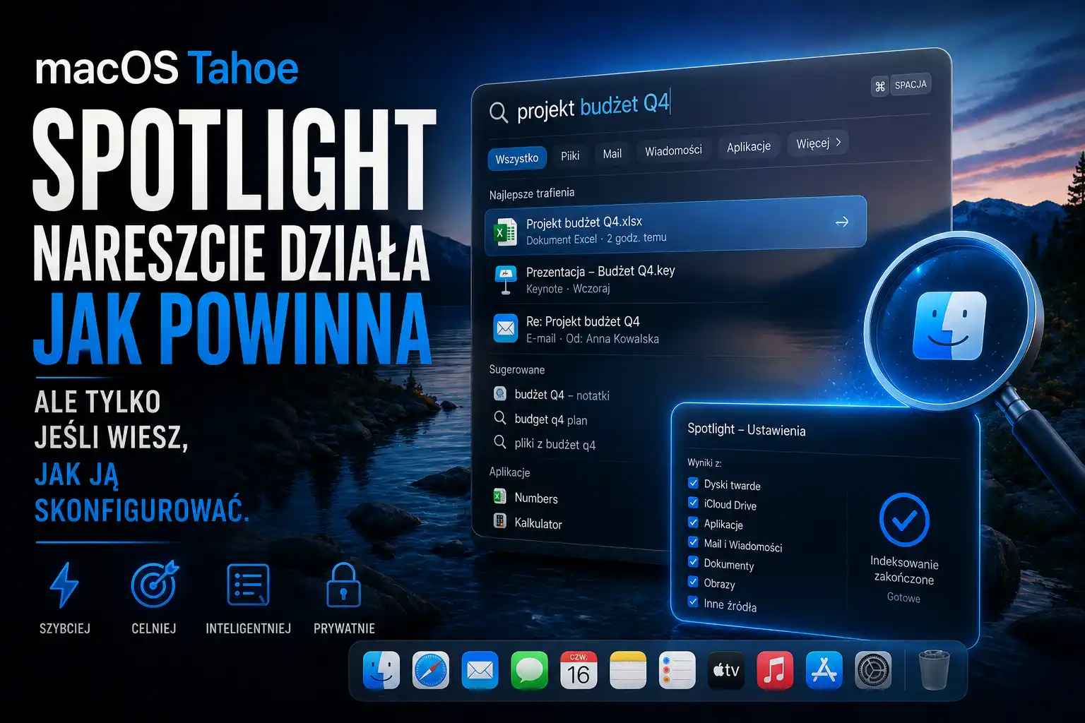 macOS Tahoe i Spotlight: wyszukiwarka systemowa nareszcie działa jak powinna — ale tylko jeśli wiesz jak ją skonfigurować.